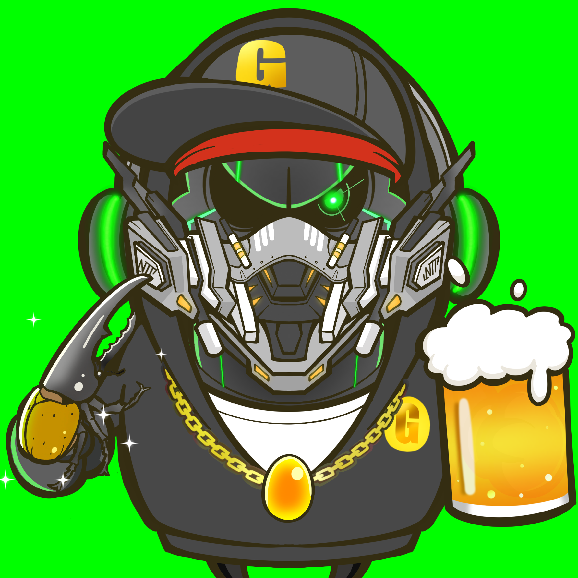 Goosea black cyborg #239