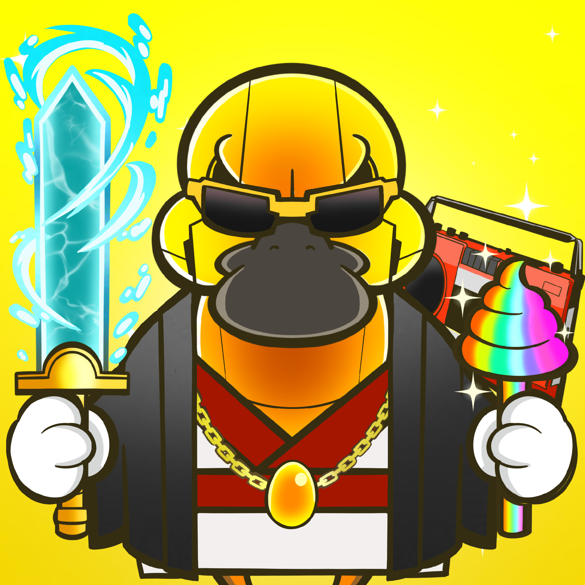 Goosea gold cyborg #280