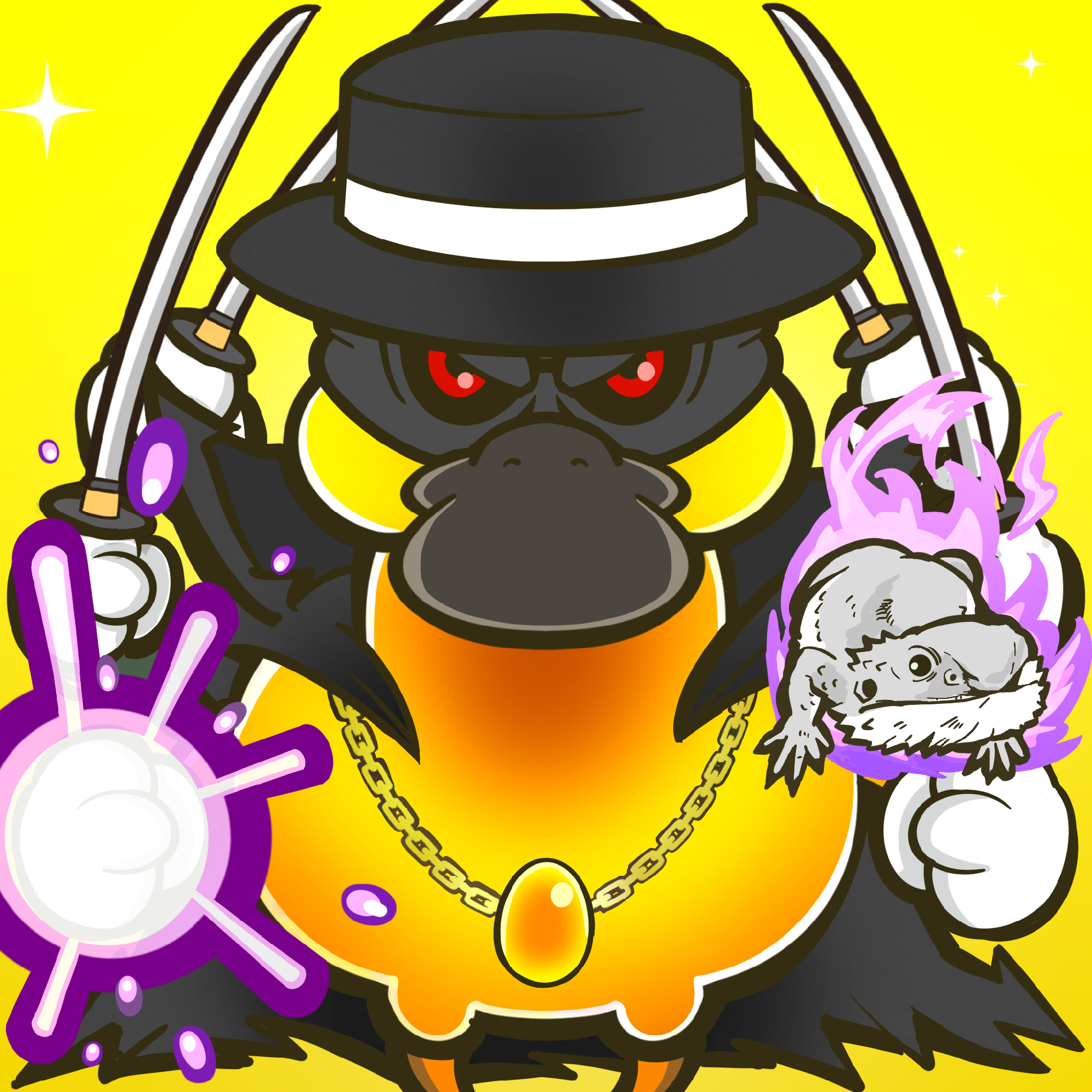 Goosea red eye gold #302