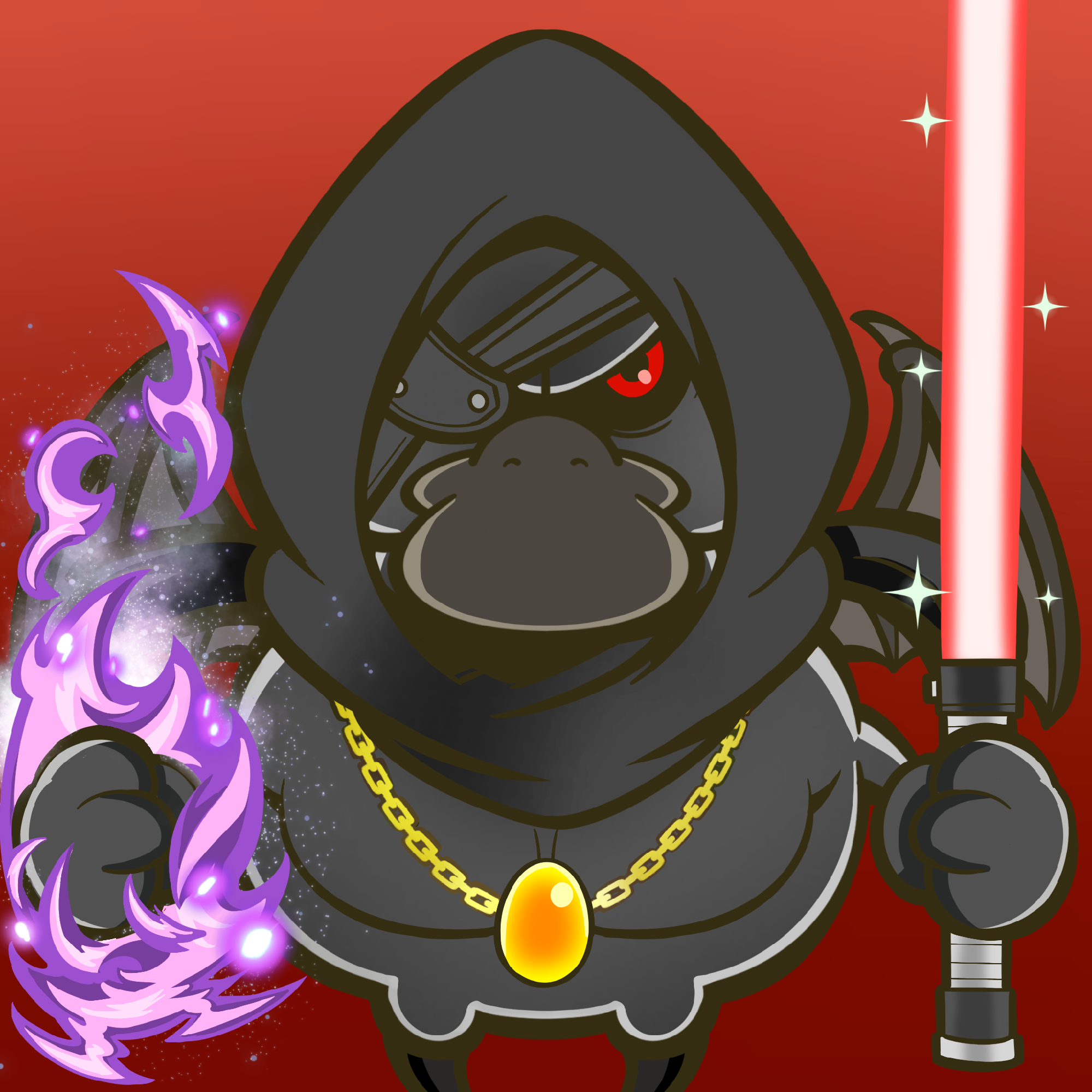 Goosea red eye black #421