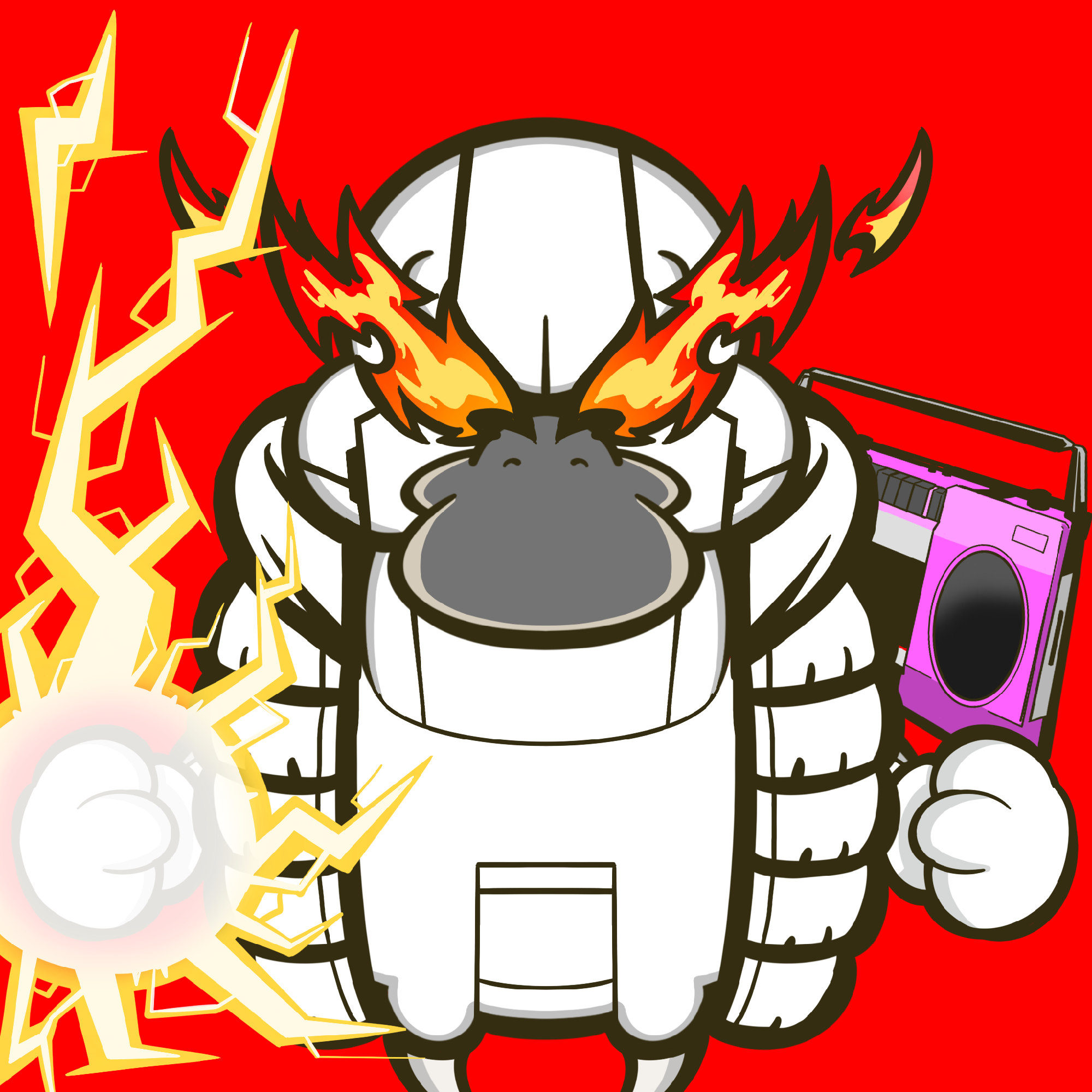 Goosea white cyborg #454