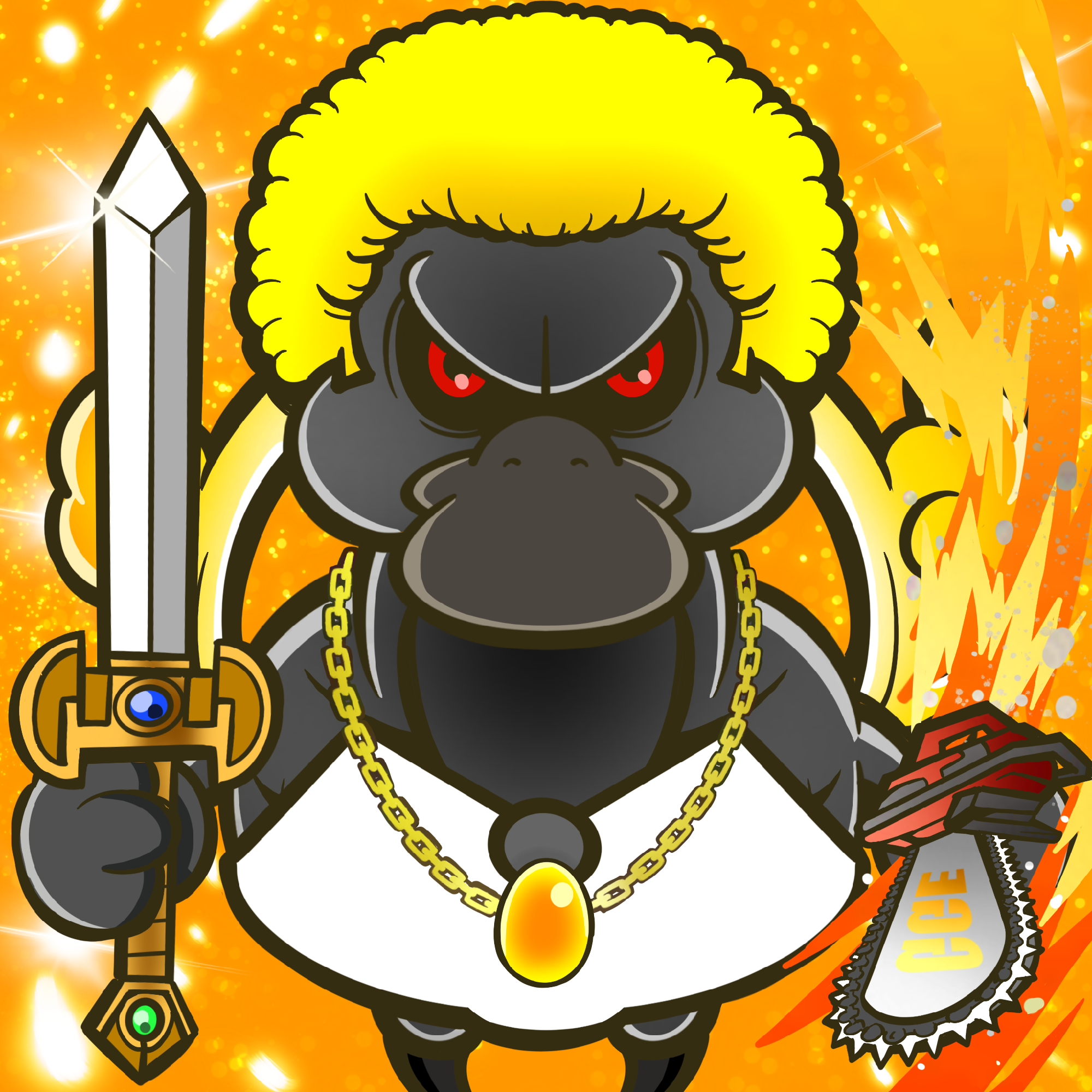 Goosea red eye black #466