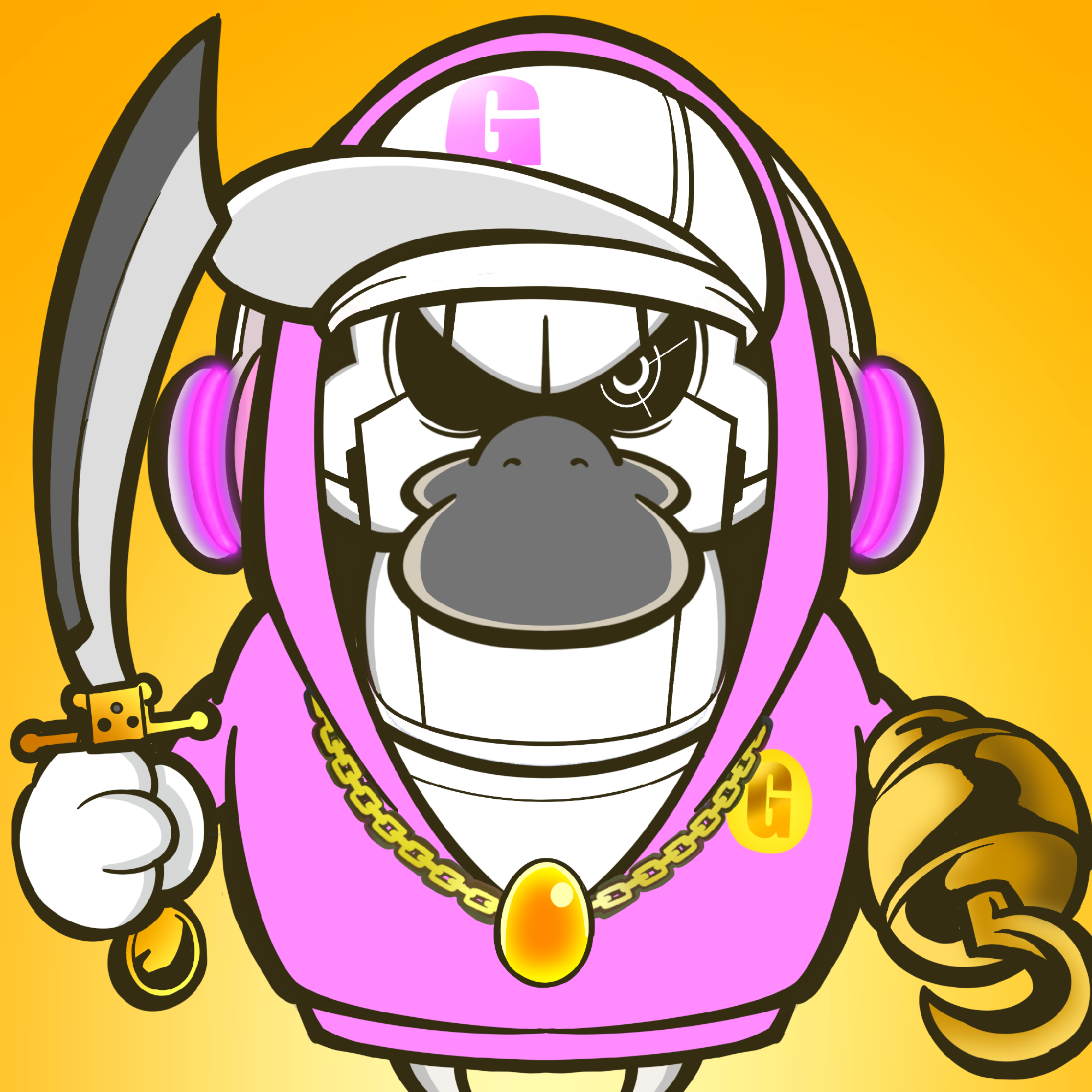 Goosea white cyborg #483