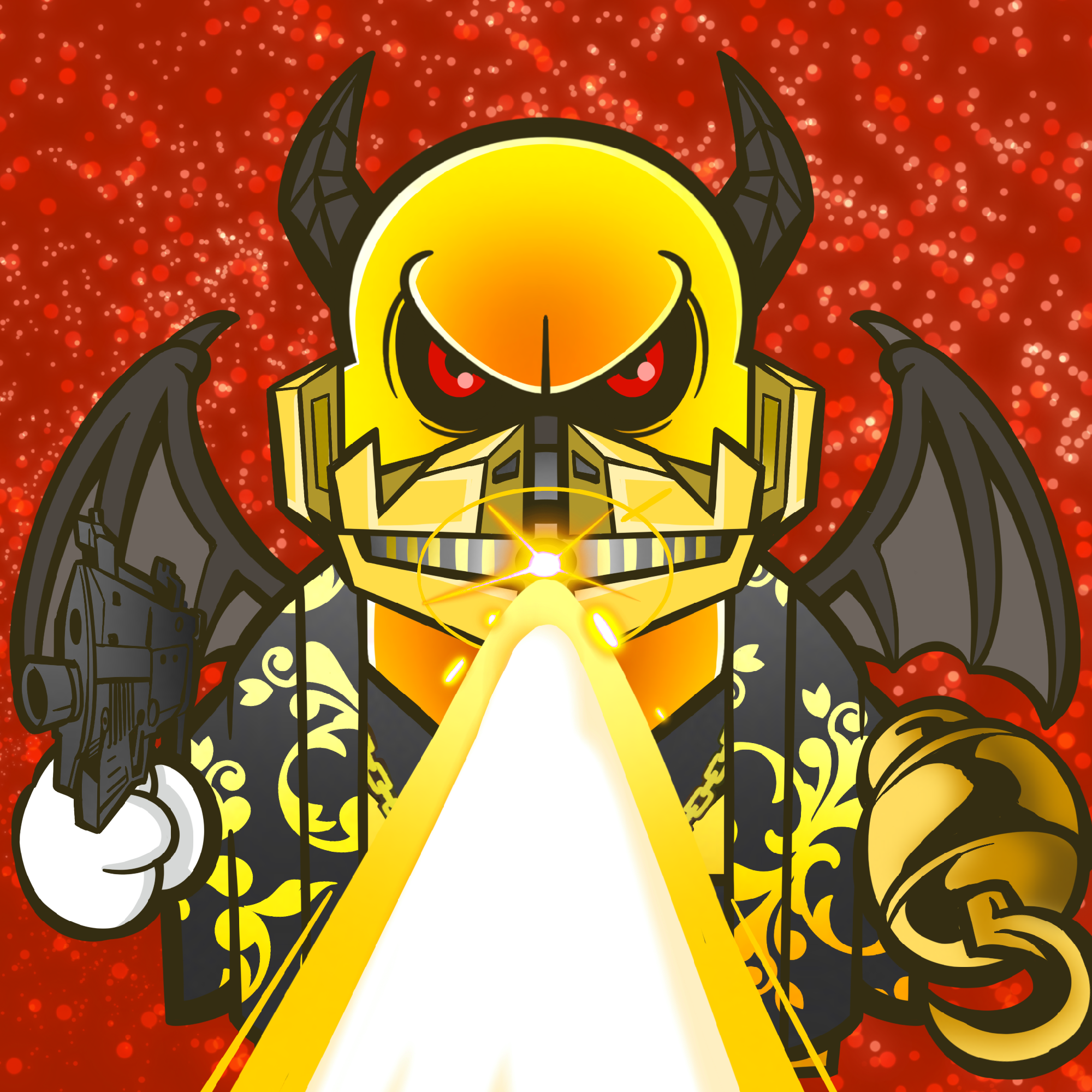 Goosea red eye gold #545