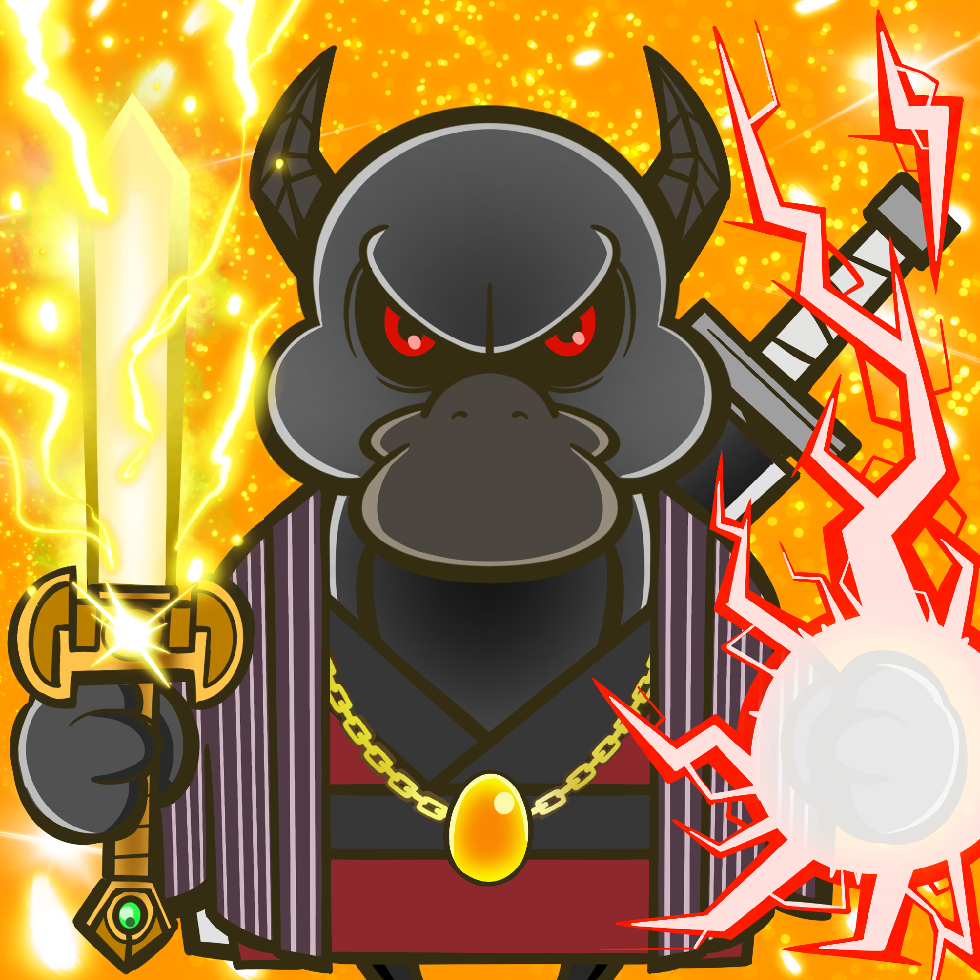 Goosea red eye black #549