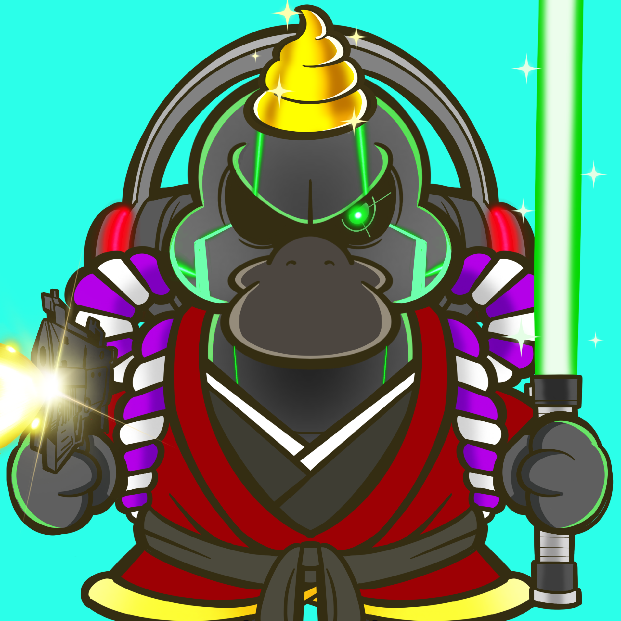 Goosea black cyborg #551