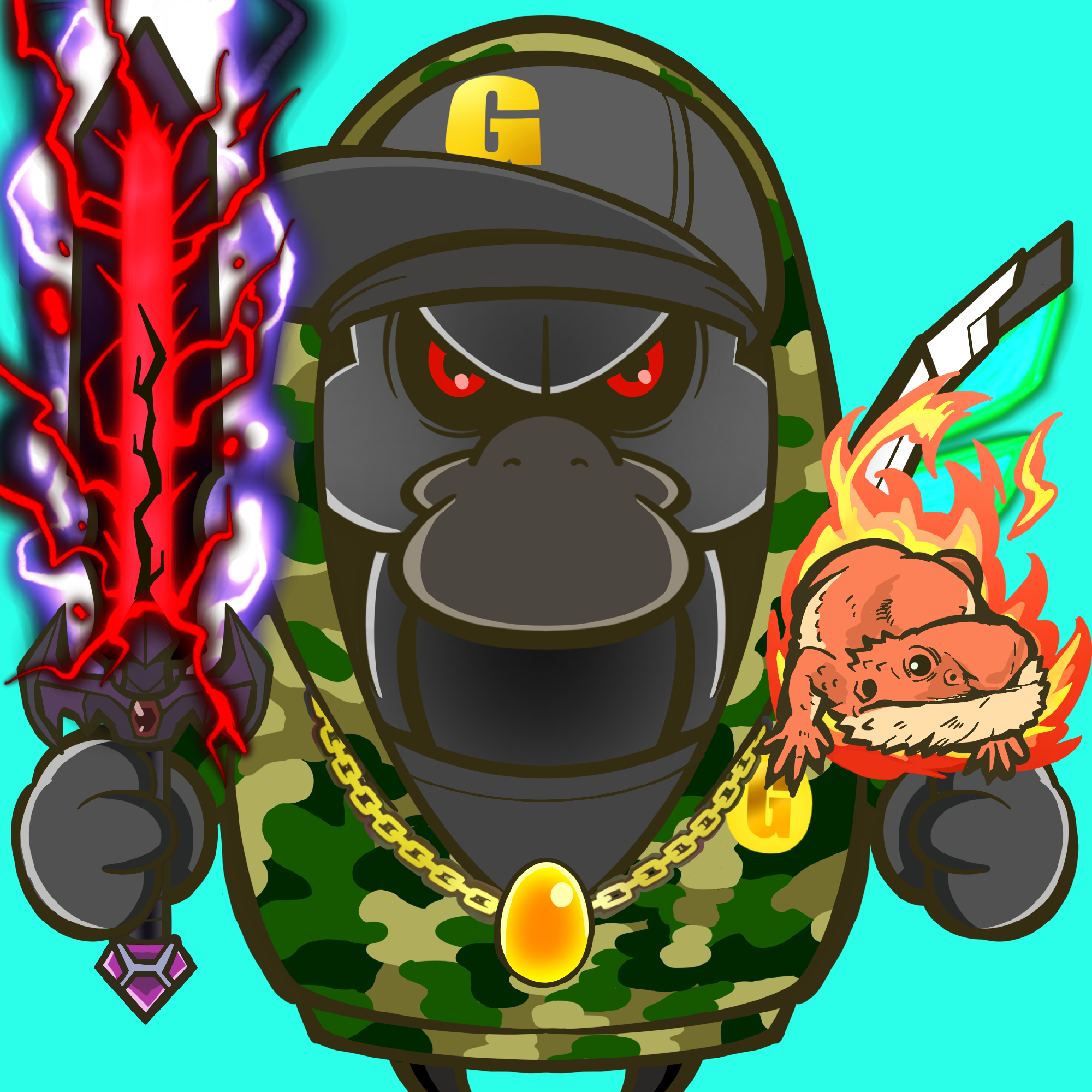 Goosea red eye black #90